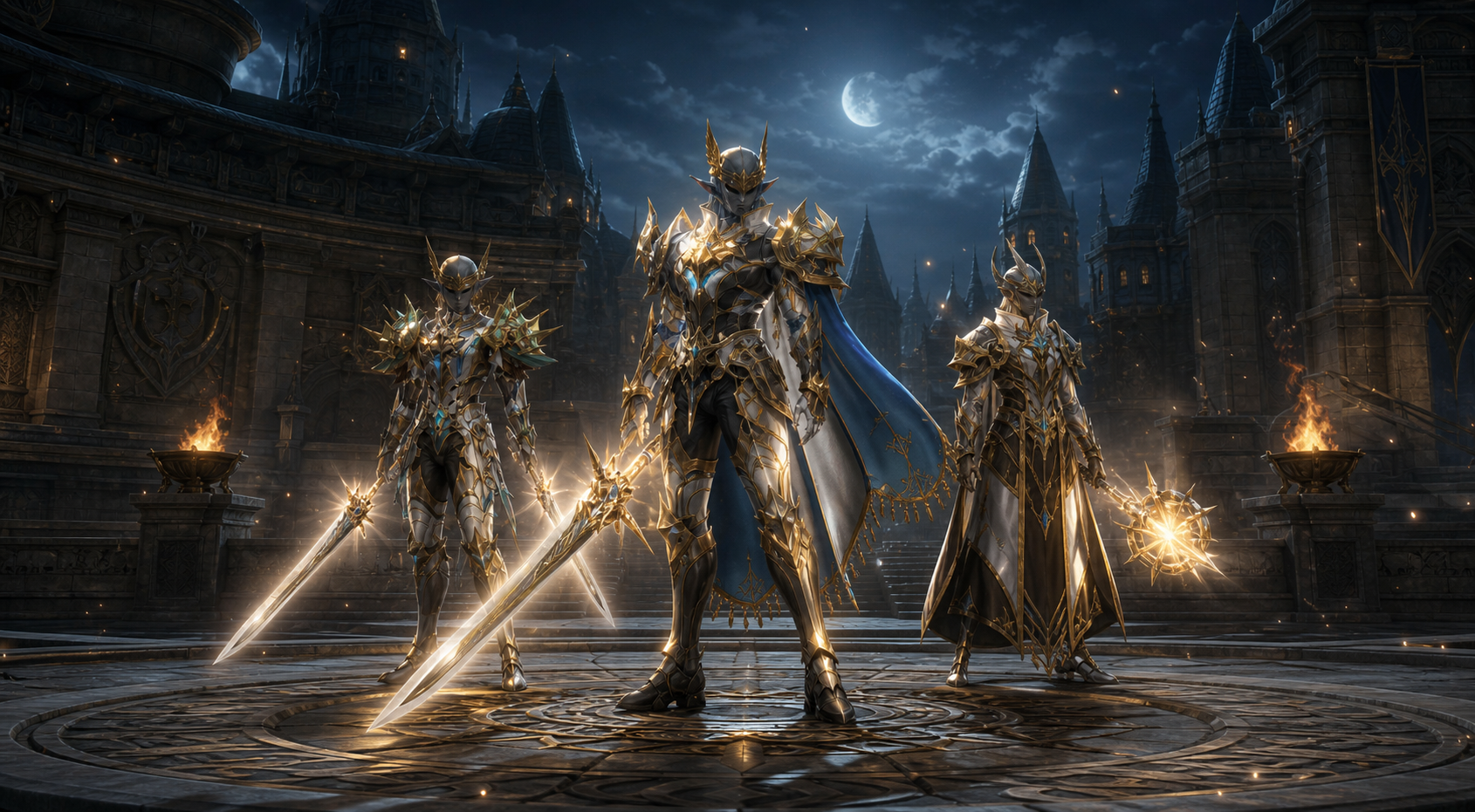Presentación del Set Ixion Heavy, Light y Robe
